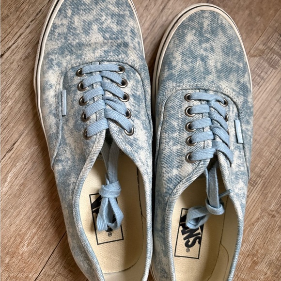 Vans Shoes - Vans Light Blue Acid Wash Sneakers